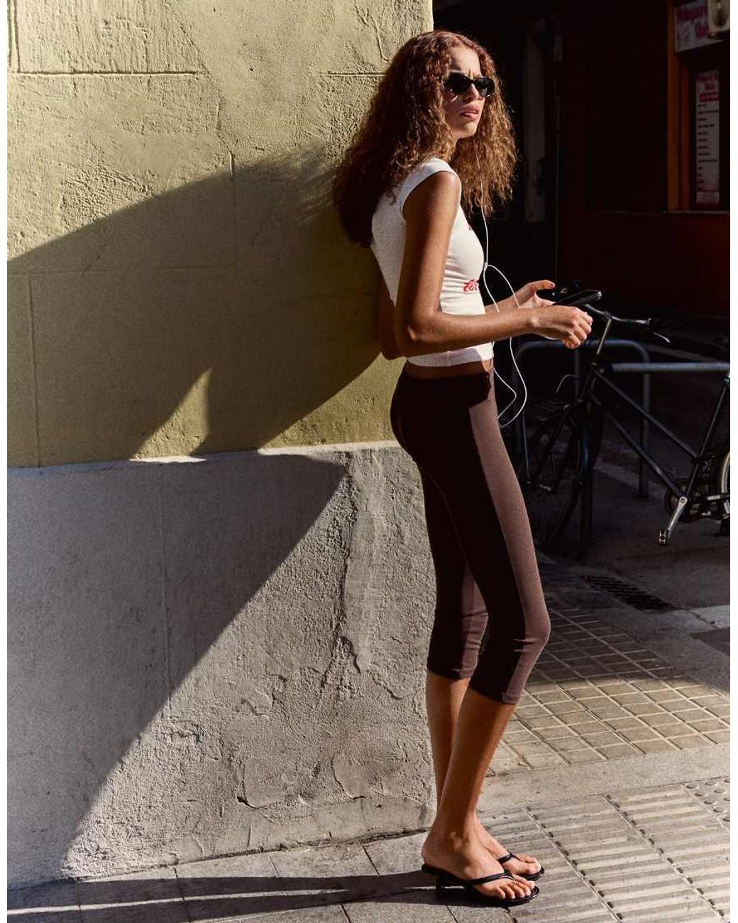 Bershka Brown Capris