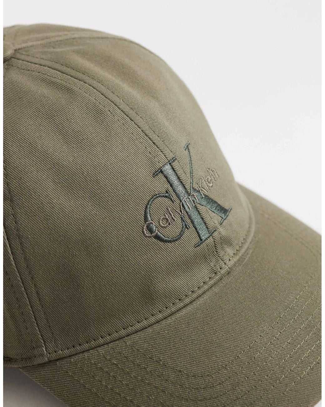 Calvin Klein – baseballkappe in Green für Herren