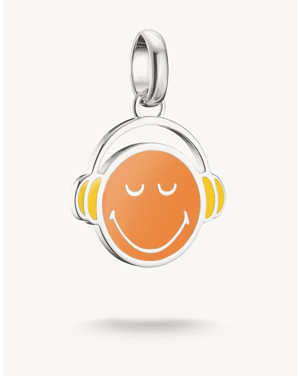 Thomas Sabo White Smileyworld Calm Charm Pendant Connect