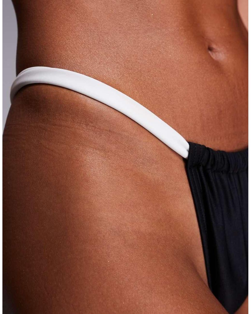 Wolf & Whistle Multicolor Contrast Bikini Bottom