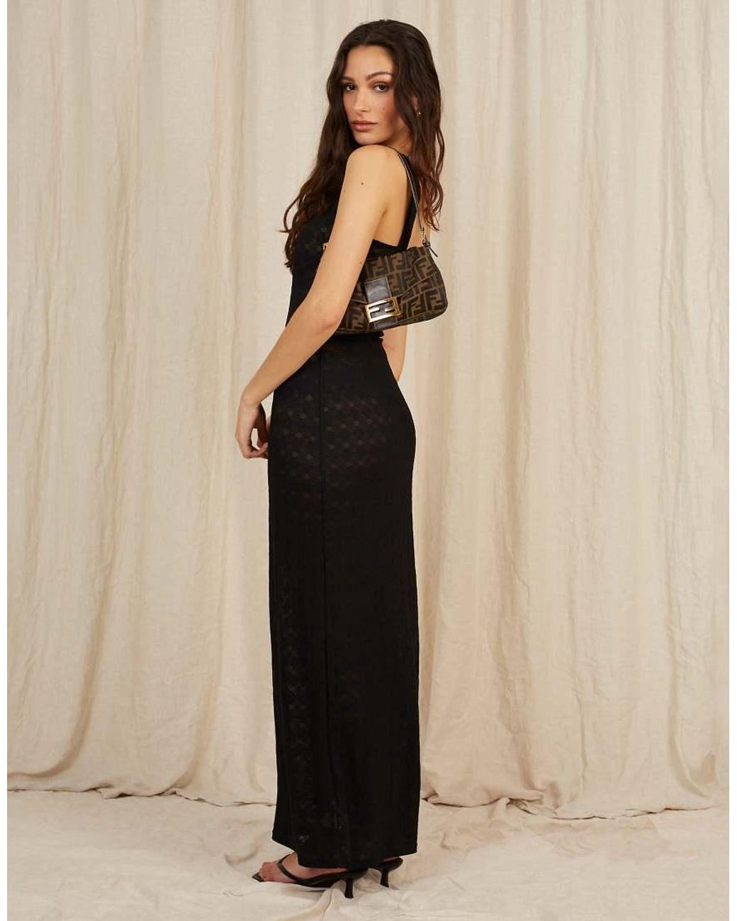 Going Somewhere Natural Stretch Lace Maxi Dress