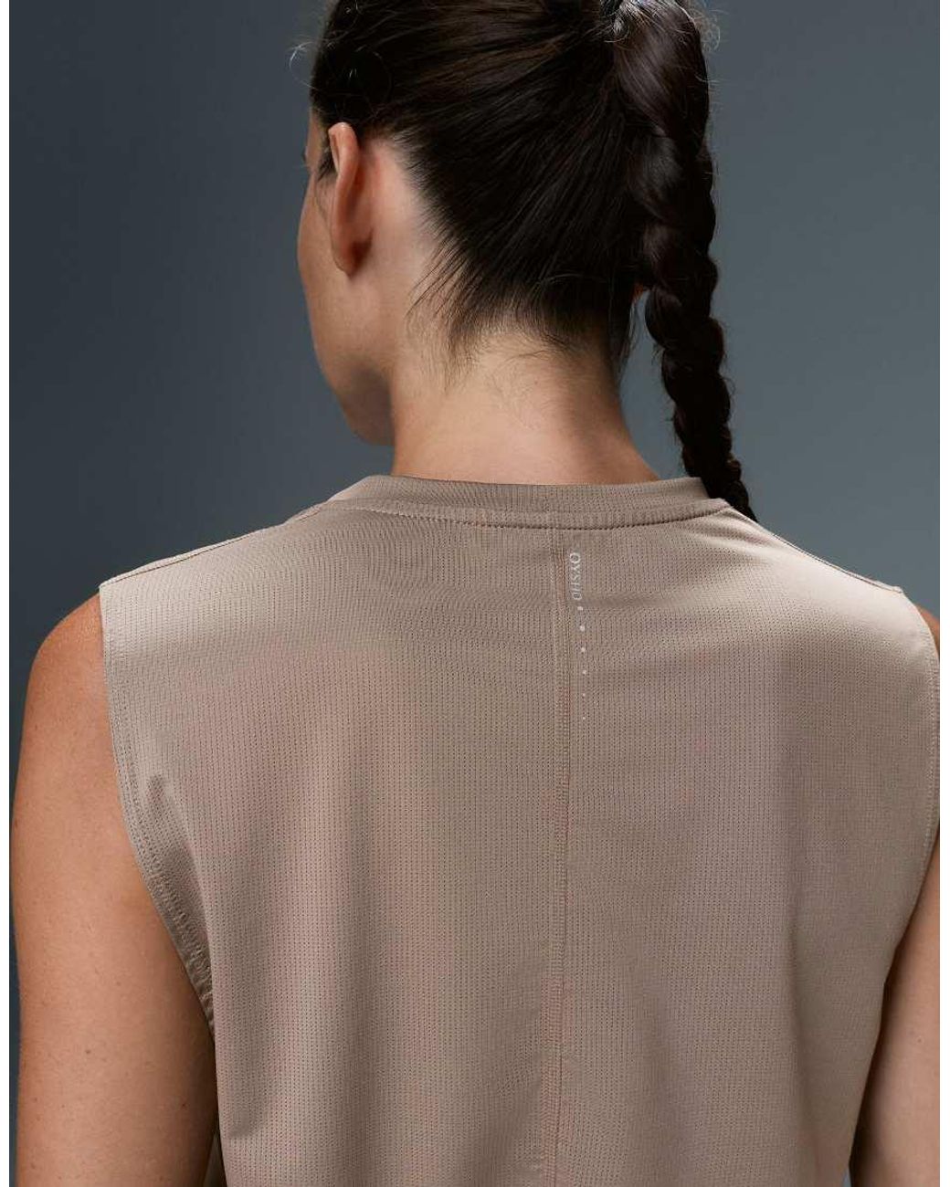Oysho White Technical Sleeveless T-shirt