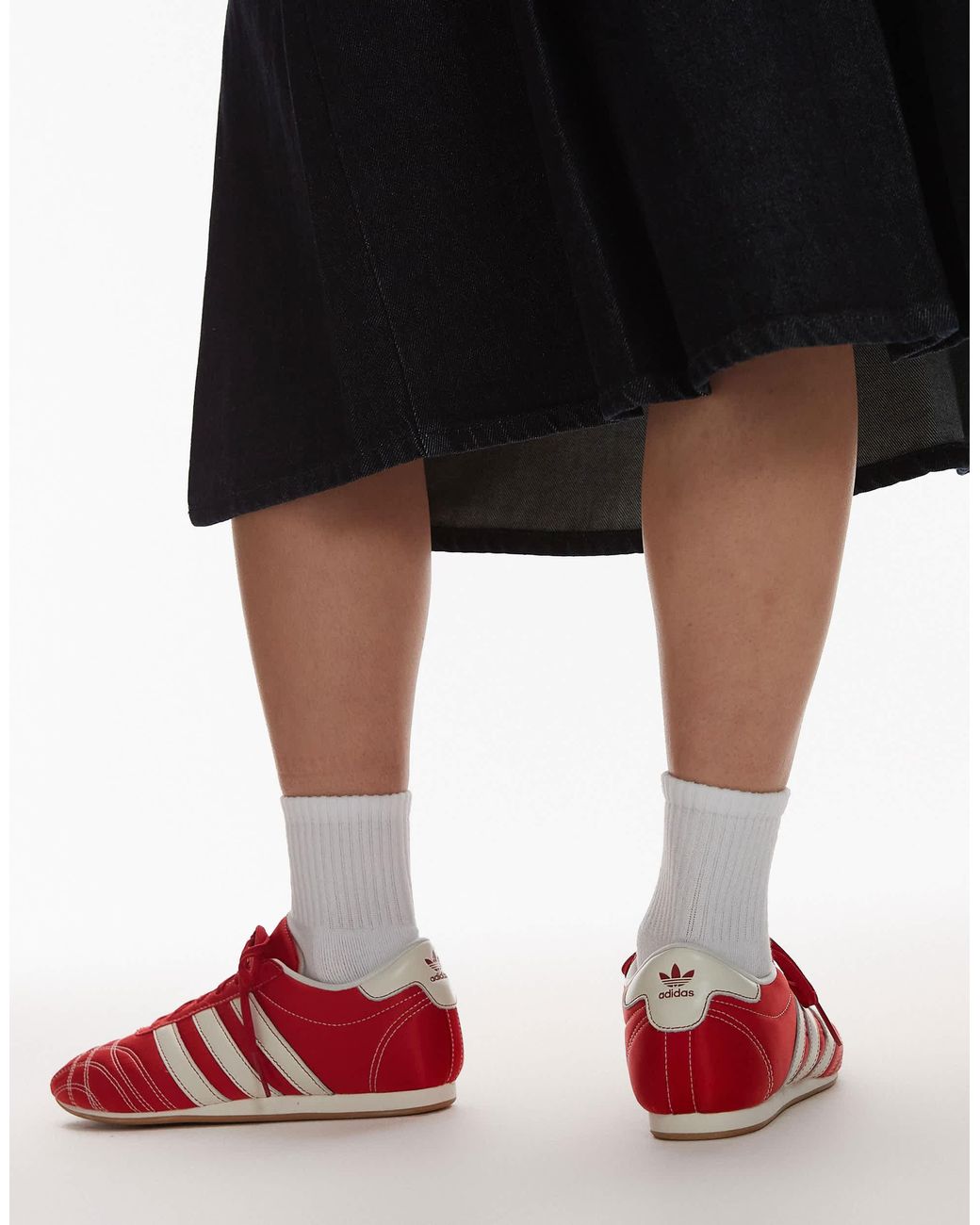adidas Originals Taekwondo Lace Sneakers in Red | Lyst
