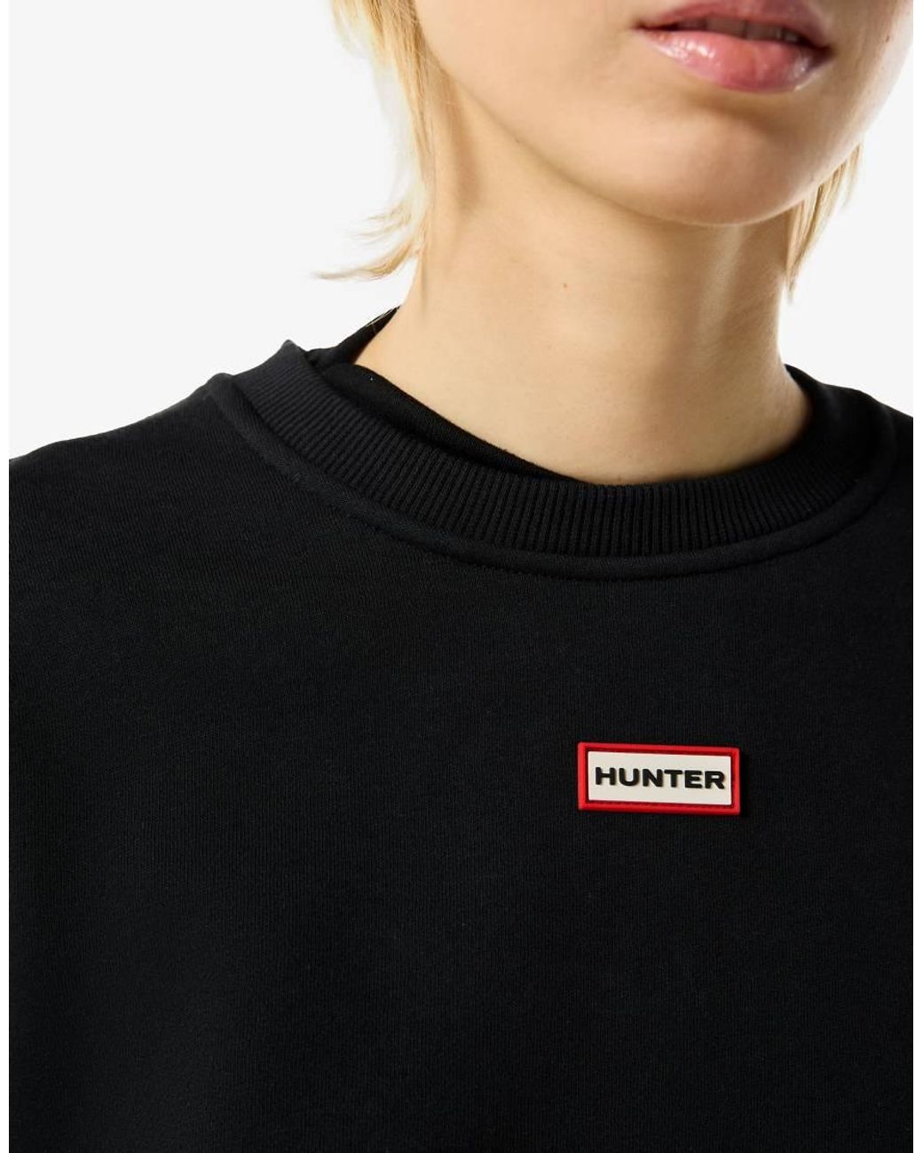 Hunter Black Rl Essentials Crew Sweatshirt