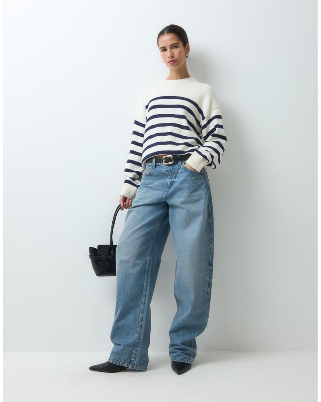 Gap Blue Oversized Knitted Jumper