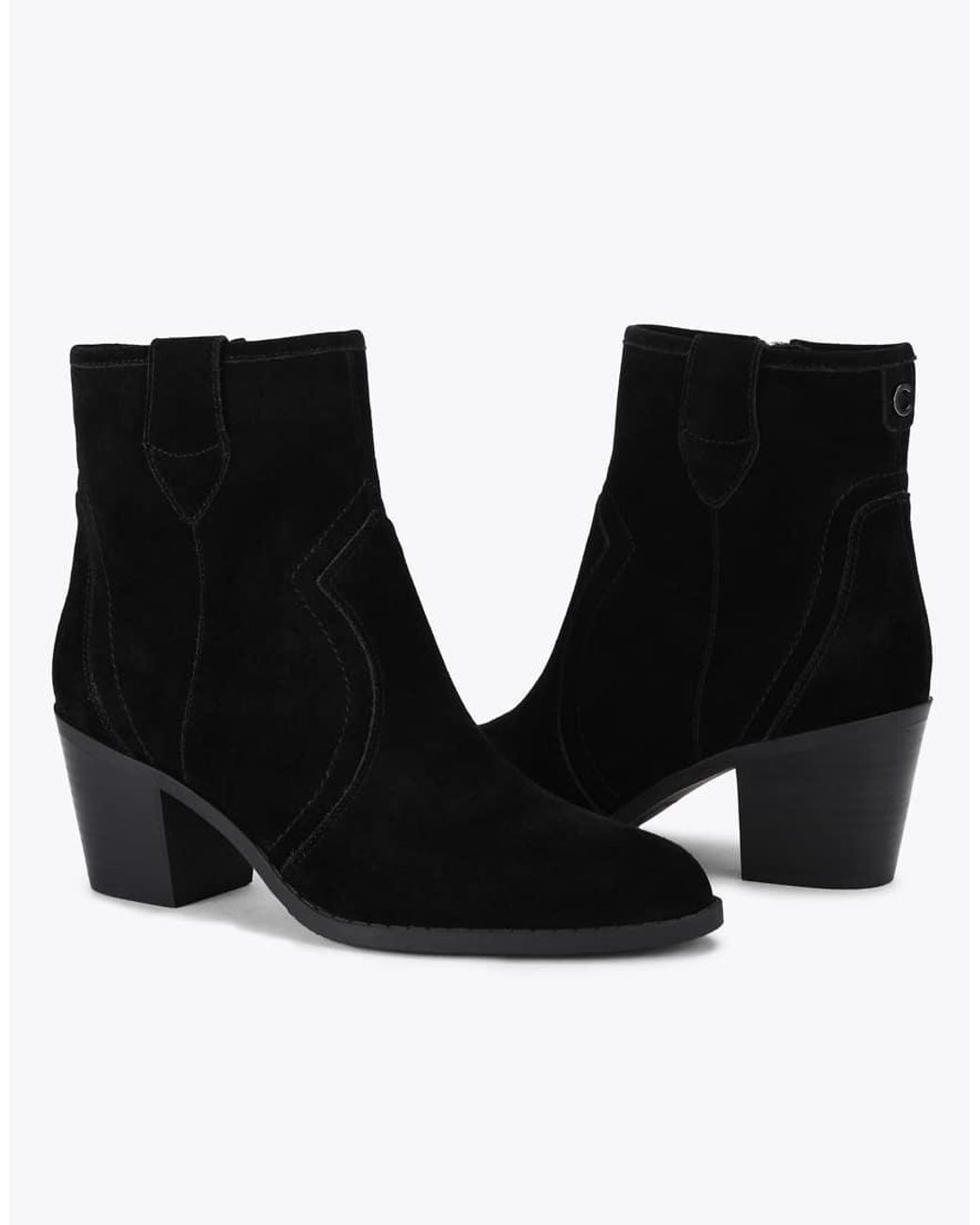 Carvela Kurt Geiger Black Salvetti Ankle Boots