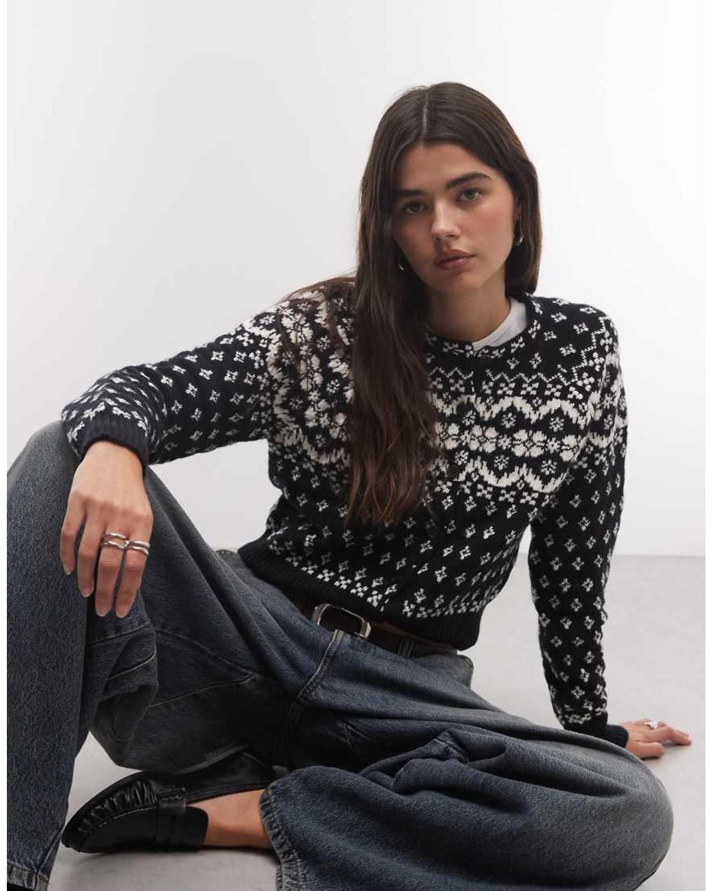 Polo Ralph Lauren Black Holiday Cardigan