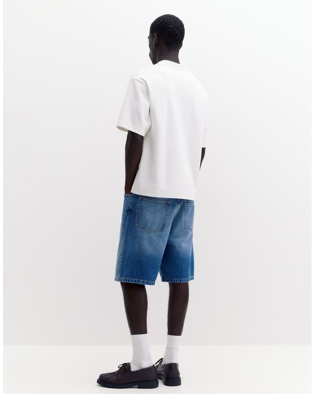 Polo A Maniche Corte di Pull&Bear in White da Uomo