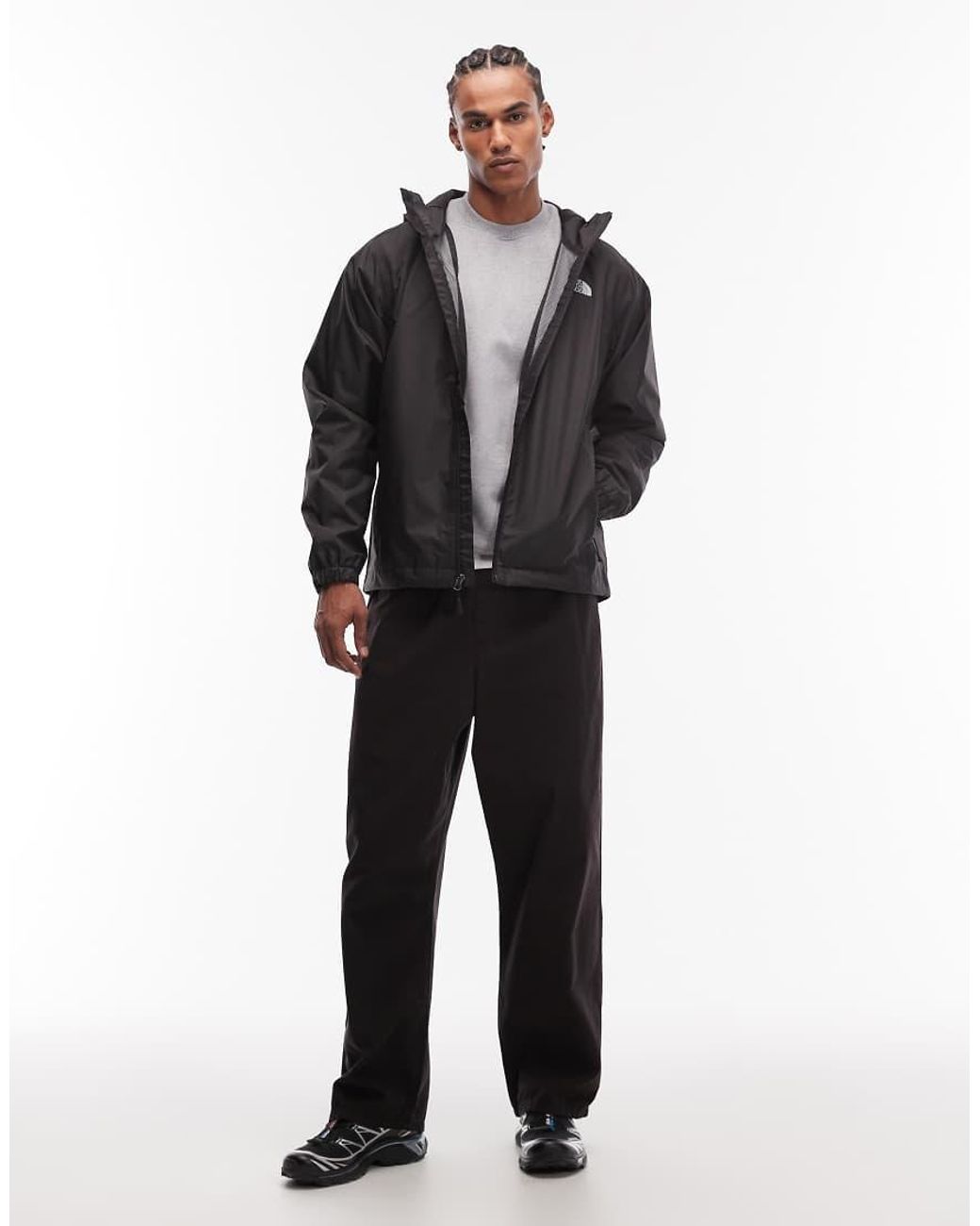 The North Face Black Quest Dryvent Waterproof Hooded Jacket for men