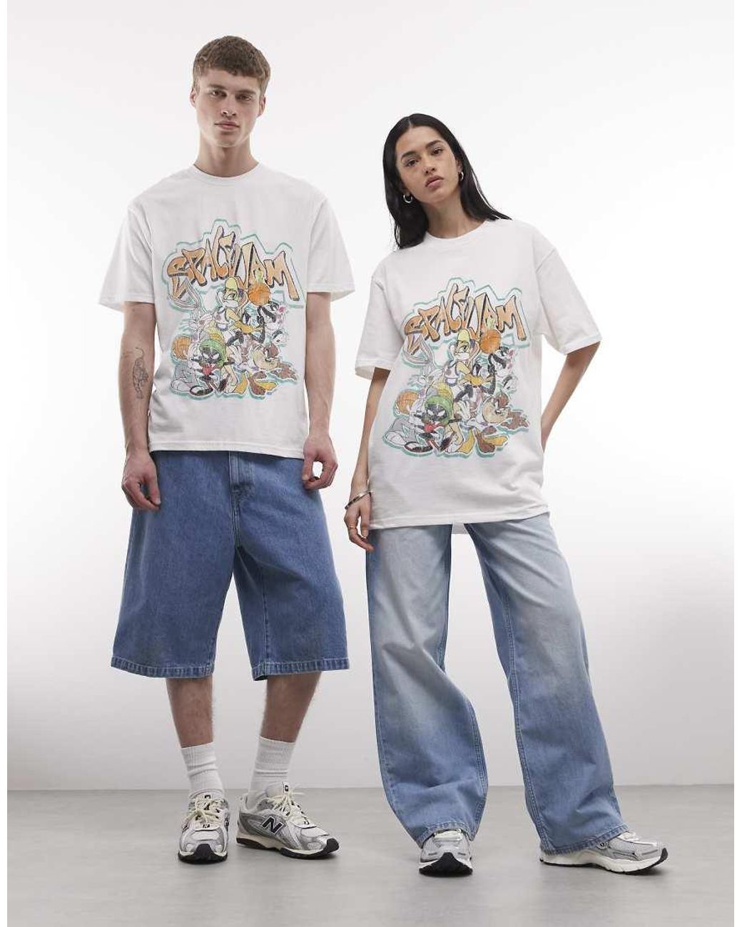 PRNT White Space Jam Graffiti Group Relaxed T-Shirt