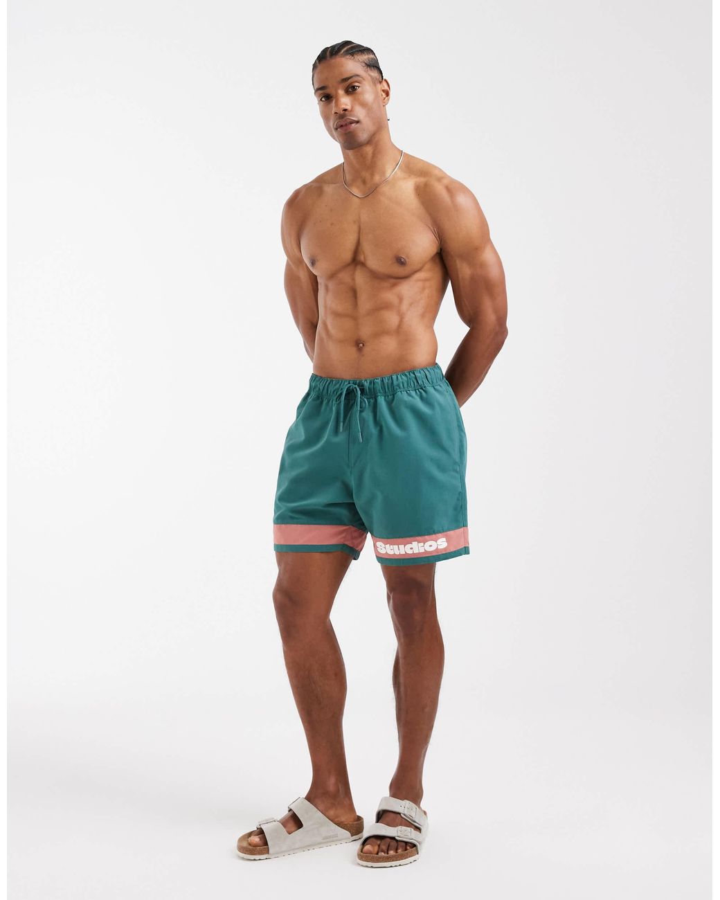 Short ASOS pour homme en coloris Blue