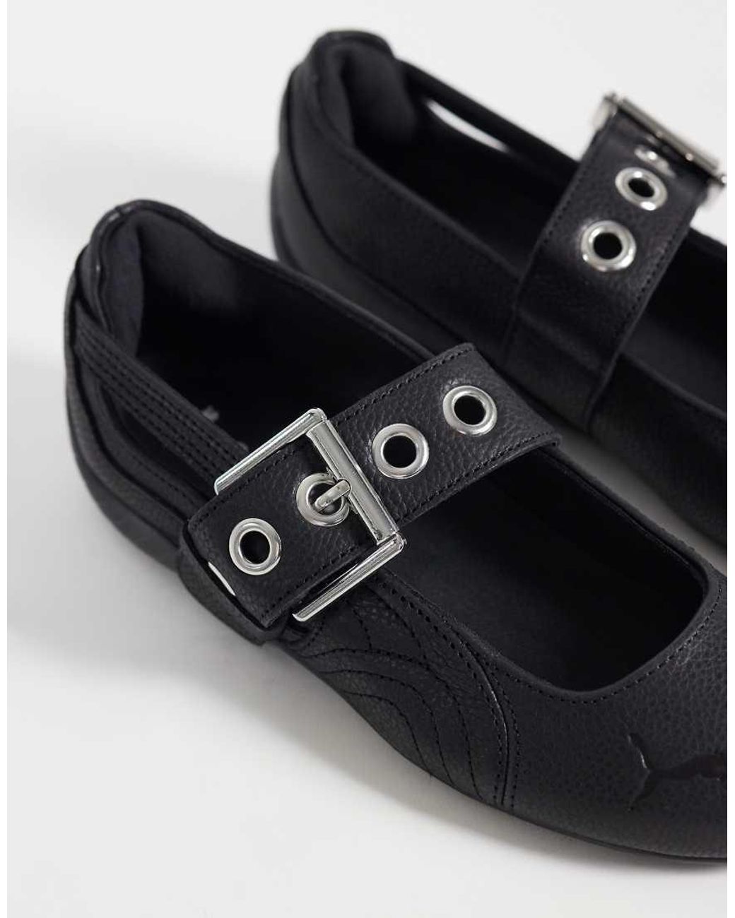 PUMA Black Speedcat Dress-Up Ballet Flats
