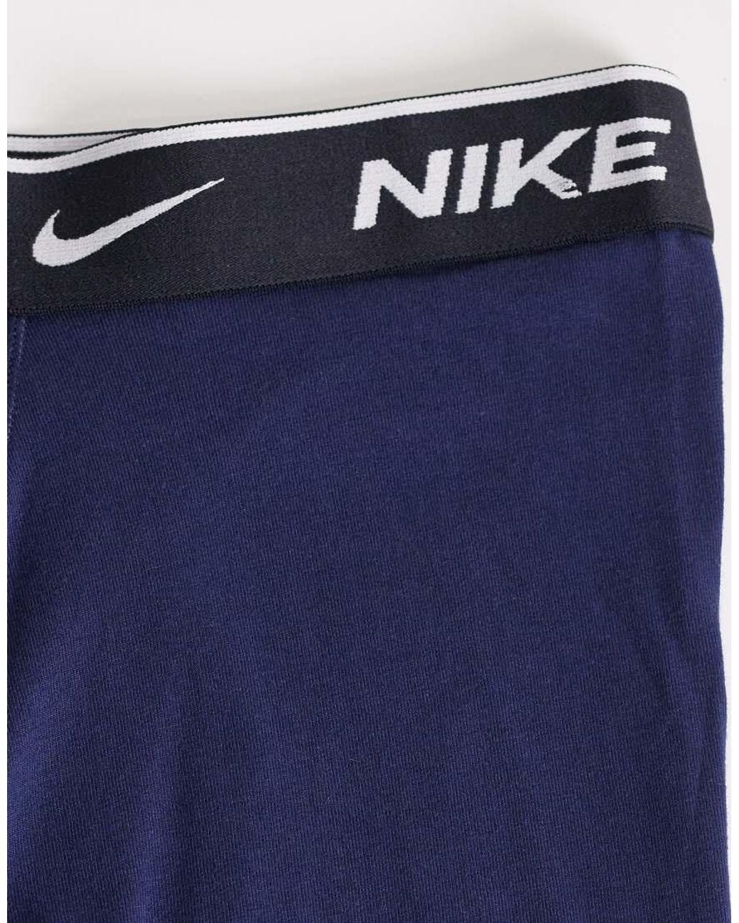 Nike Blue Everyday Cotton Stretch 3 Pack Boxer Brief for men