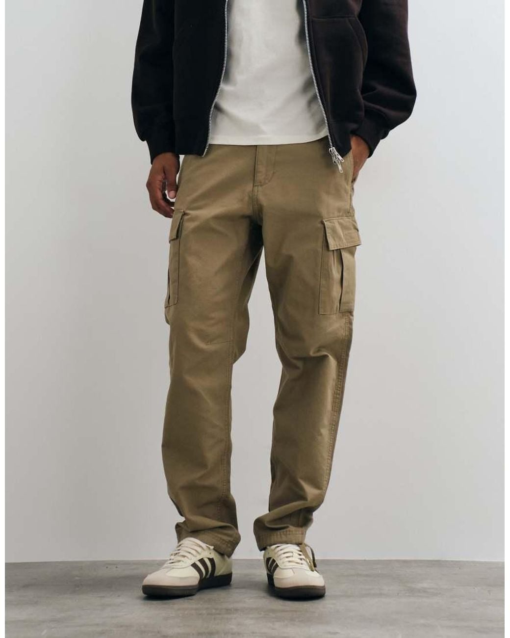Jack & Jones Natural Loose Fit Cargo Trouser for men