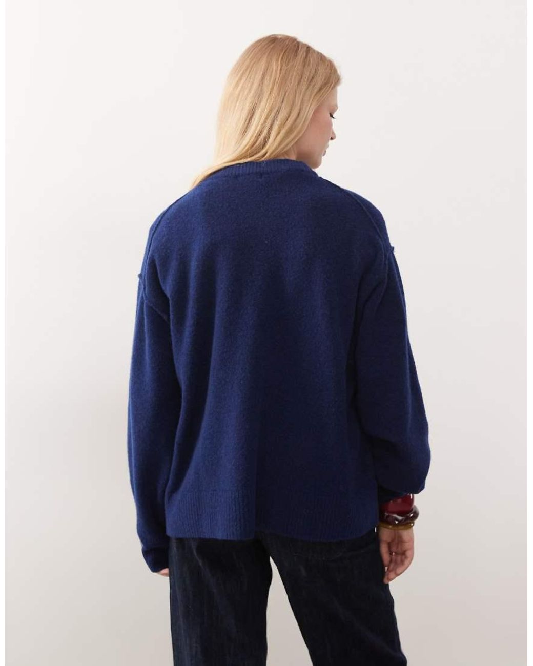 Weekday Blue Wool Blend Jumper