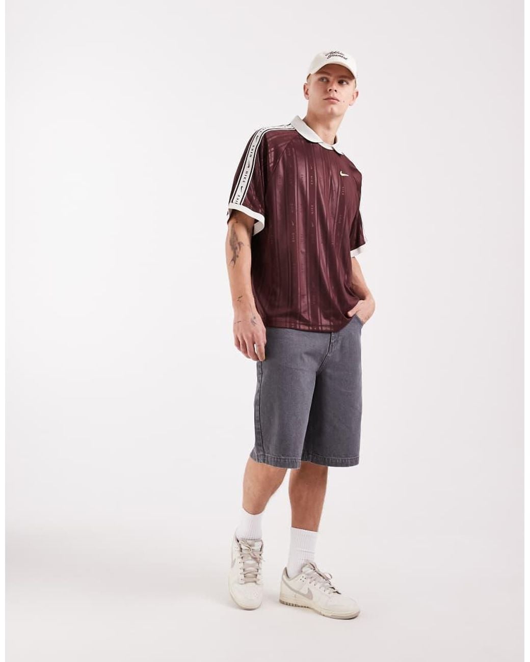ASOS Gray Loose Jorts for men