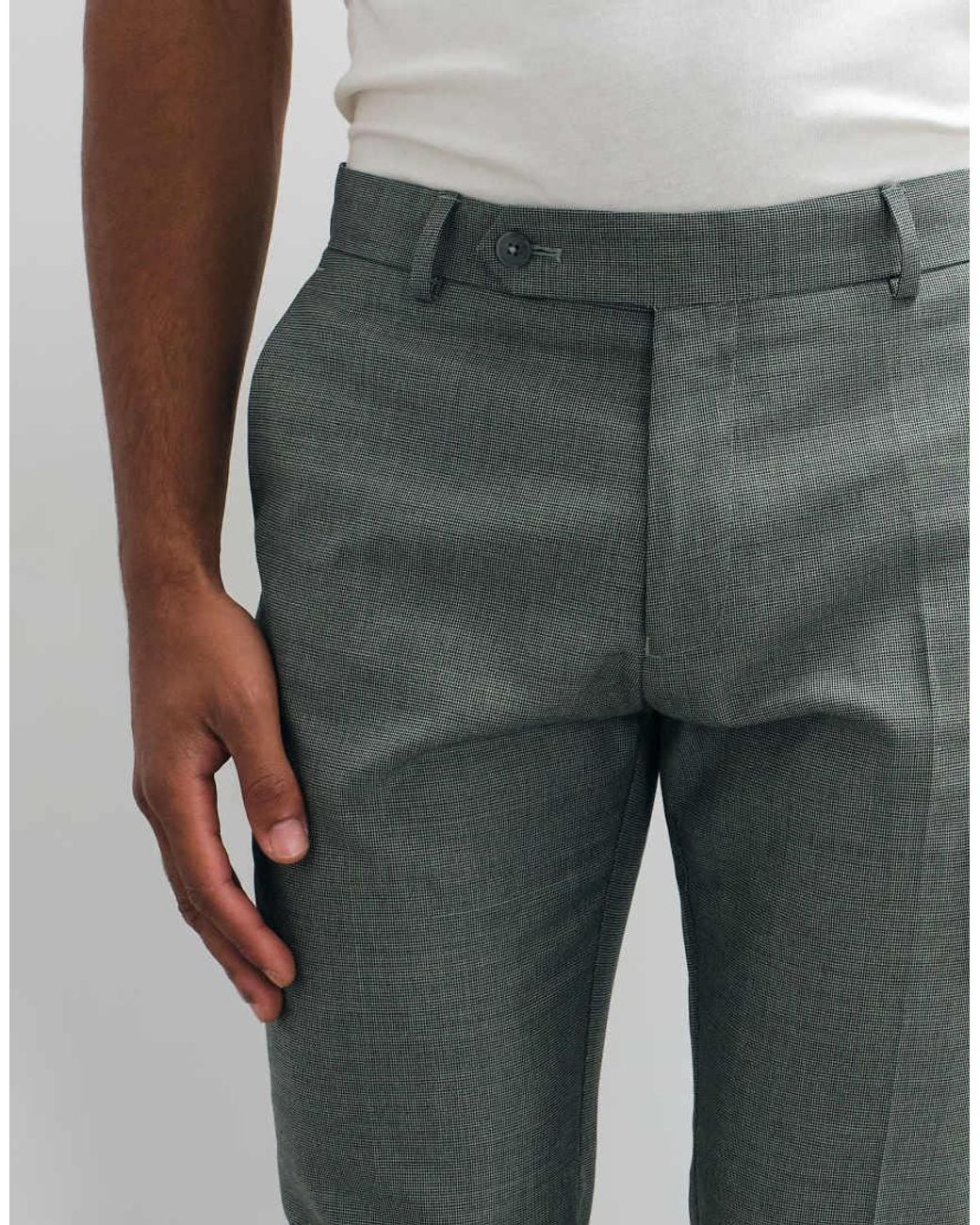 ASOS Green Slim Suit Trousers for men