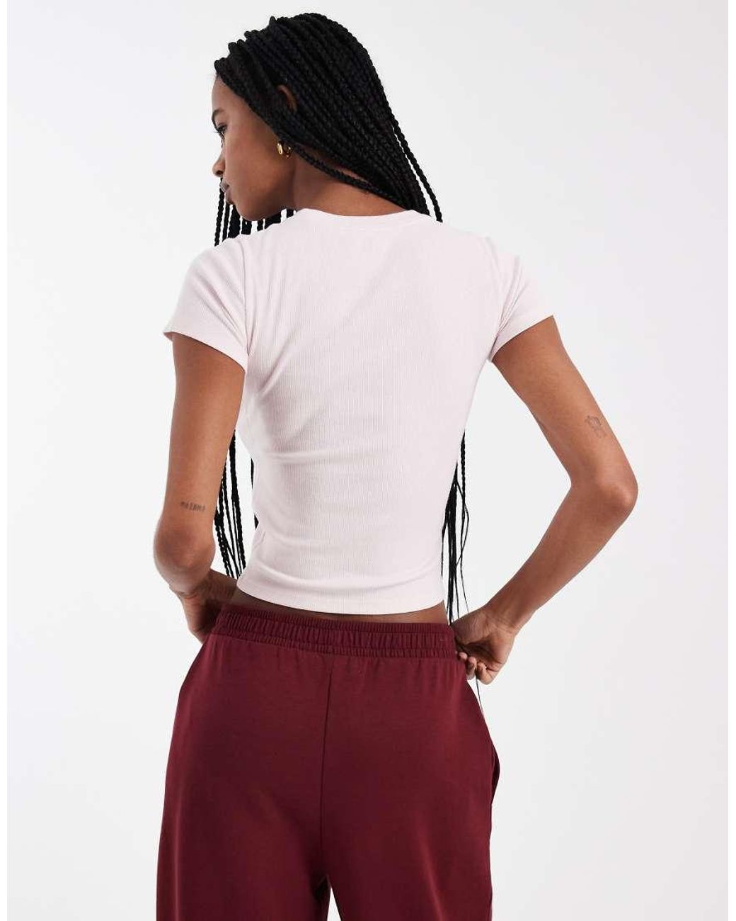 Hollister White Festive Graphic T-Shirt