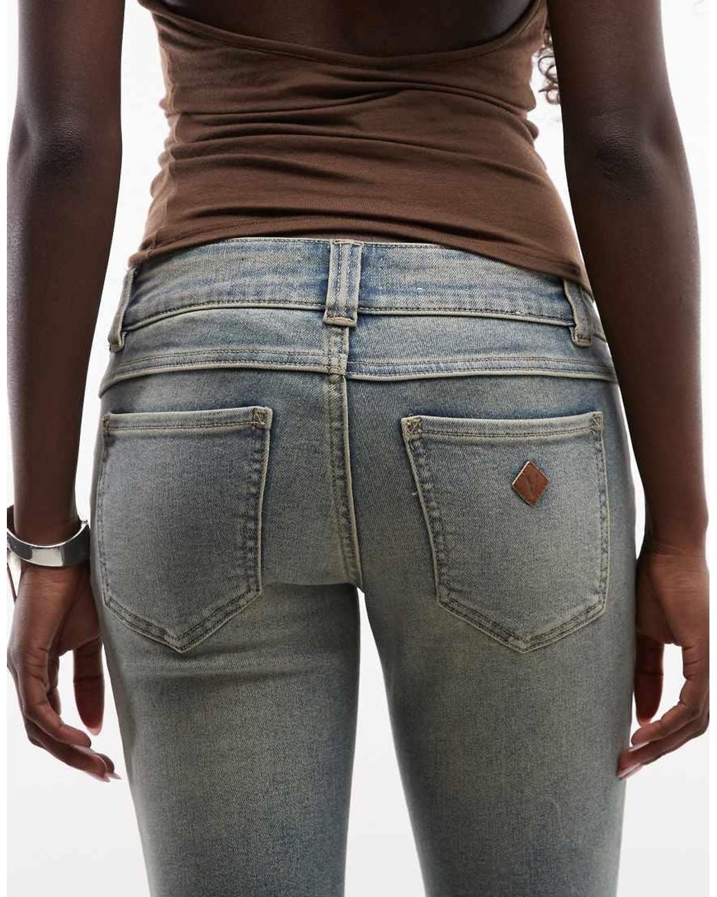 Abrand Jeans Blue 00 Kick Tie Waist Flares Jeans