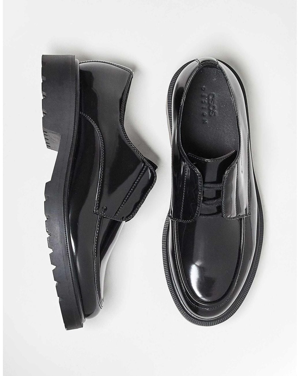 ASOS Black Lace Up Shoes for men