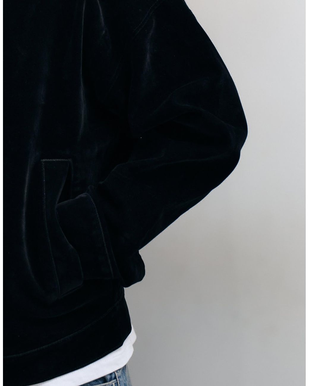 ASOS Blue Harrington Jacket for men