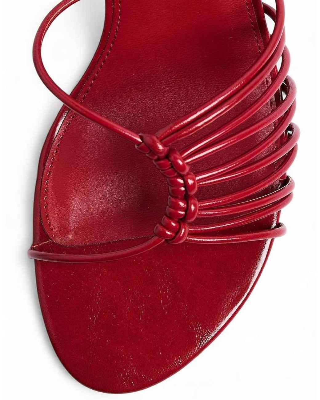 NA-KD Red Strappy Details Mules