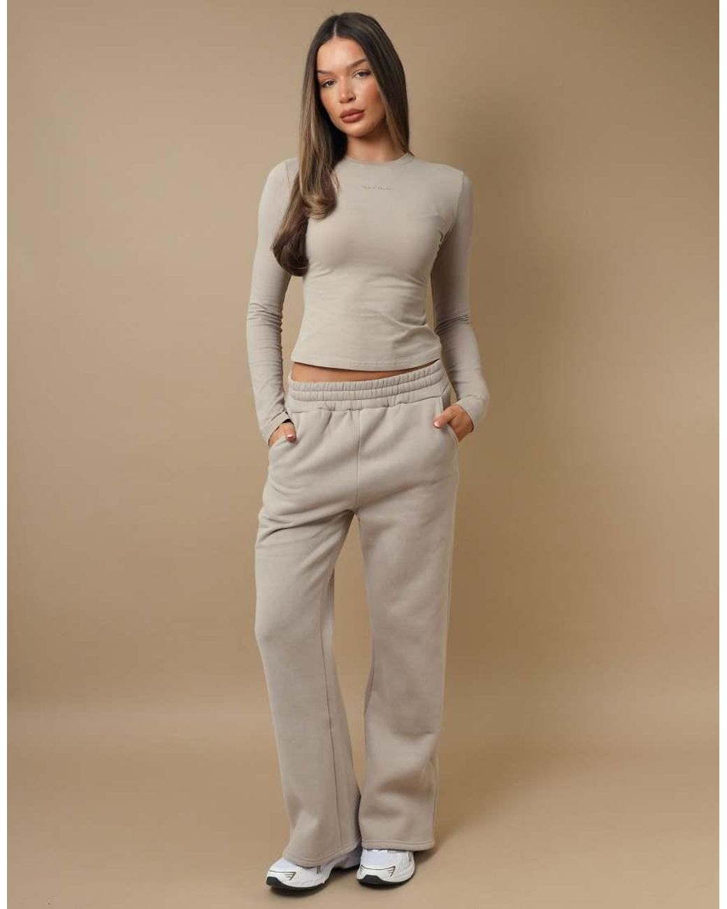 SIMMI Brown Long Sleeve Soft Touch T-Shirt