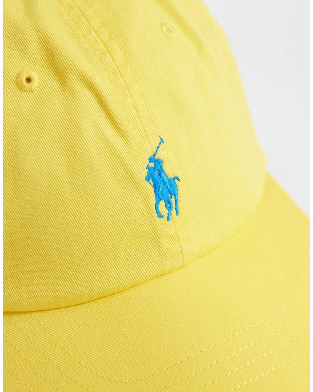 Polo Ralph Lauren Yellow Icon Logo Baseball Cap