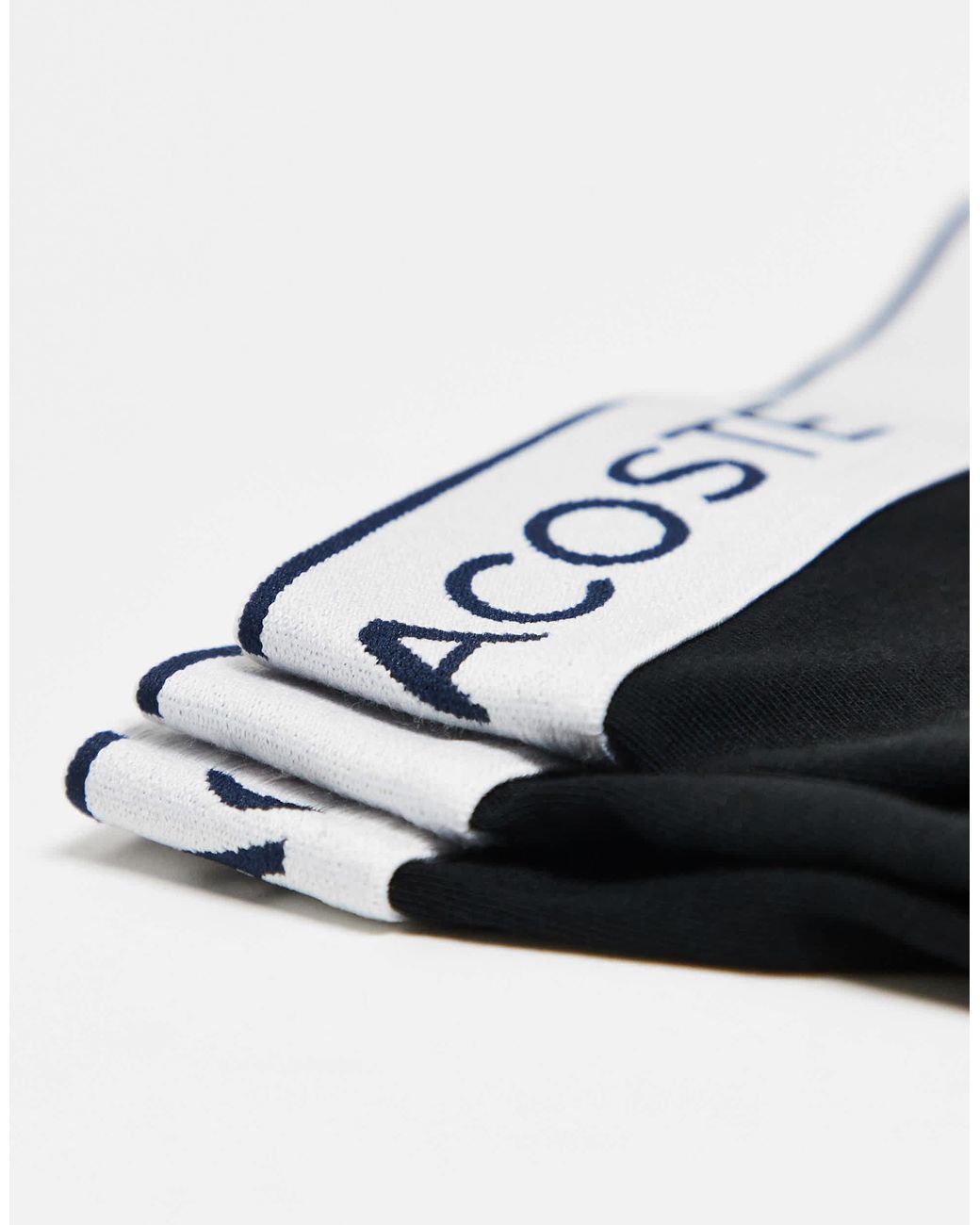 Lot Lacoste pour homme en coloris Black