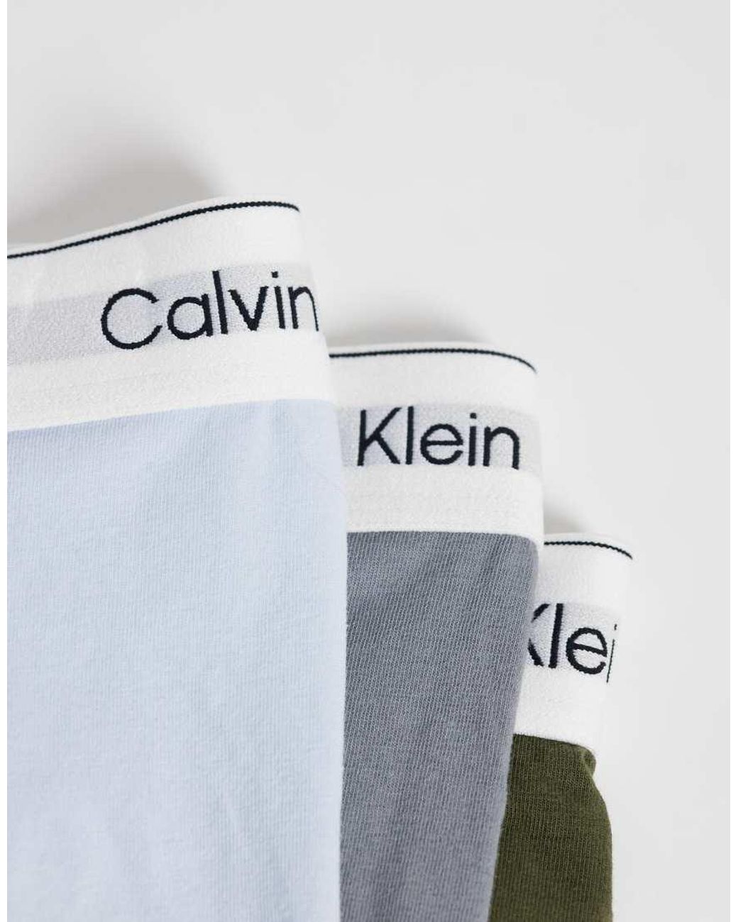 Calvin Klein Blue Icon Cotton Stretch 7 Pack Boxer Brief for men