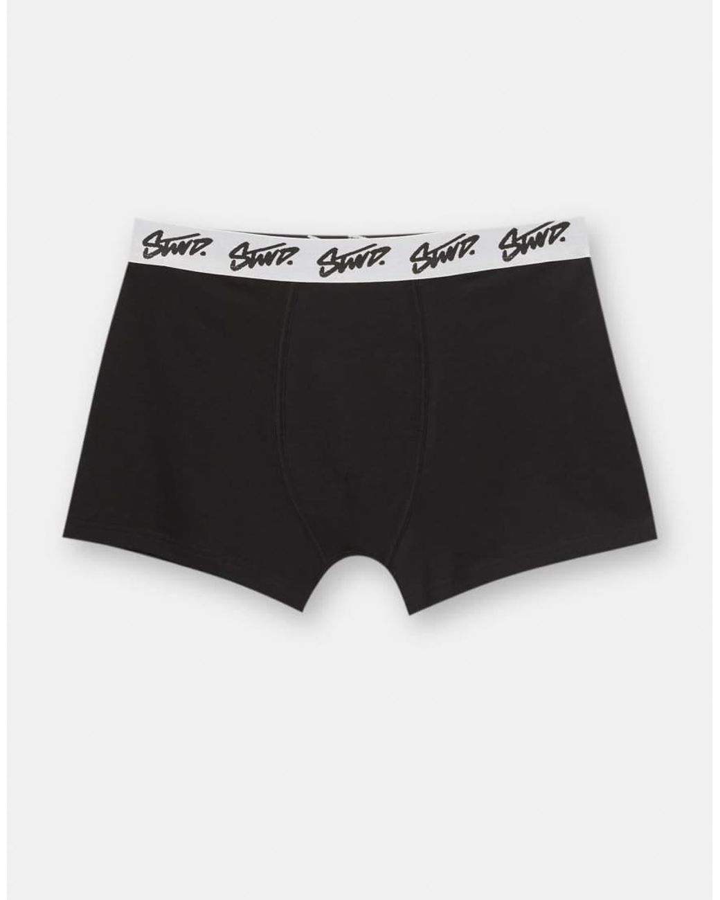 Pull&Bear Blue Pack Of 3 Stwd Boxers for men
