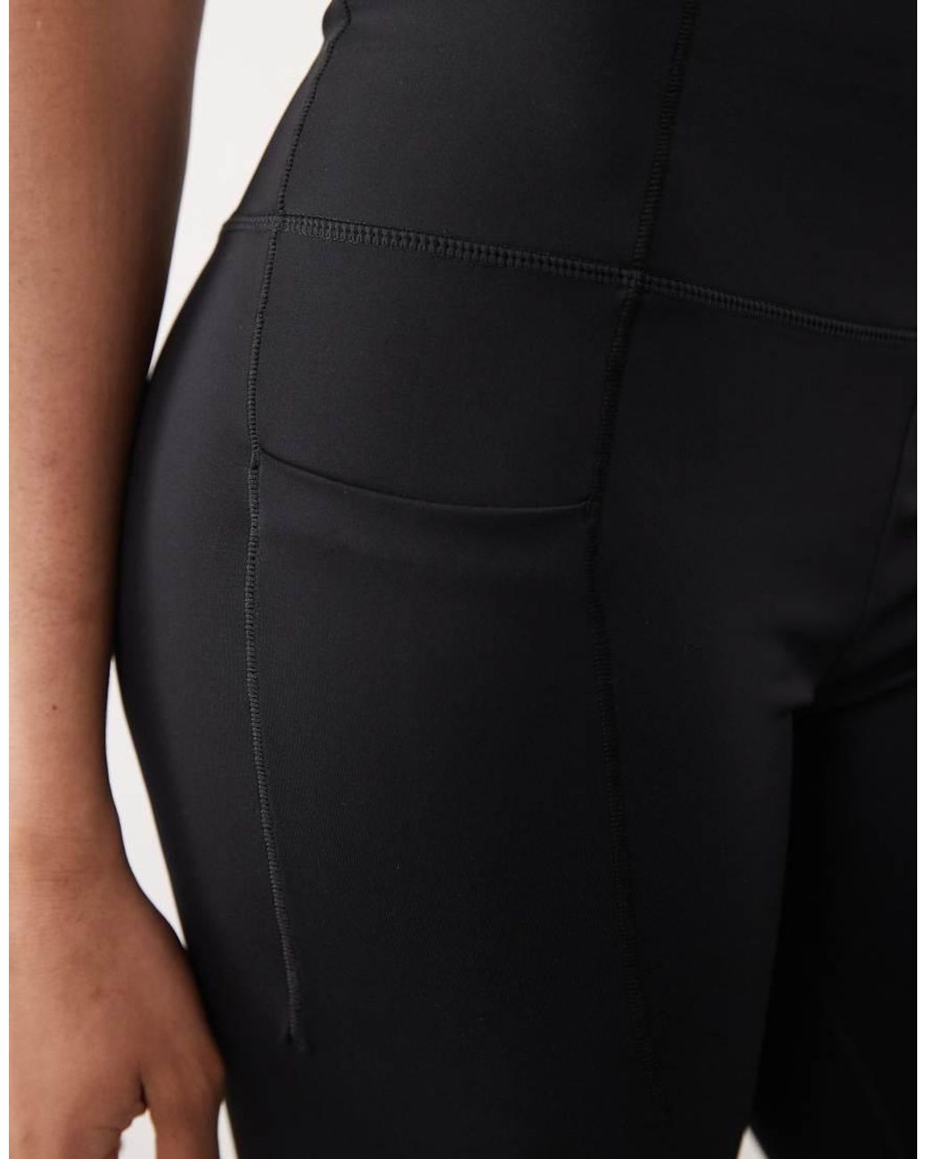 4505 Black Tall Active Waist Snatching High Rise Gym Legging