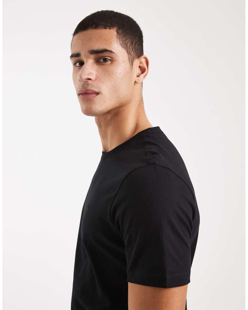 Boss Blue Tales Box Logo T-Shirt for men