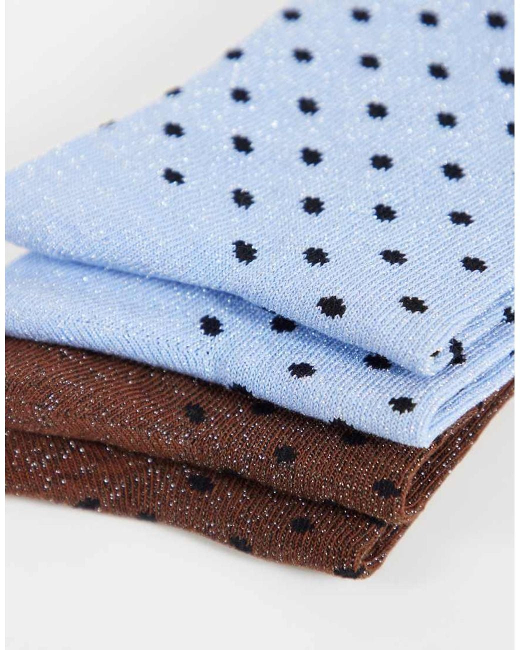 SUI AVA Blue 2 Pack Peppermint Pop Socks