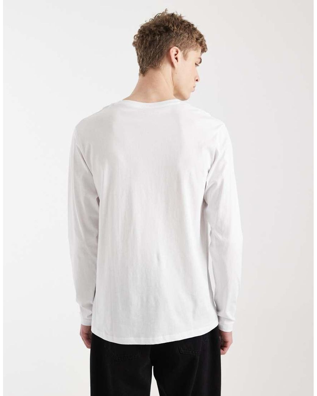 Jack & Jones White Long Sleeve T-shirt for men