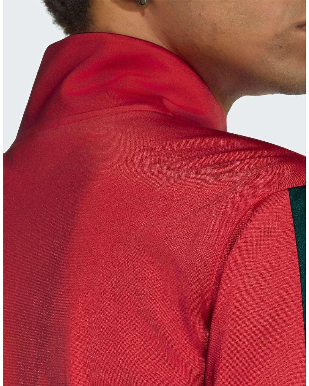 Adidas Originals Red Manchester United Dna Track Top for men
