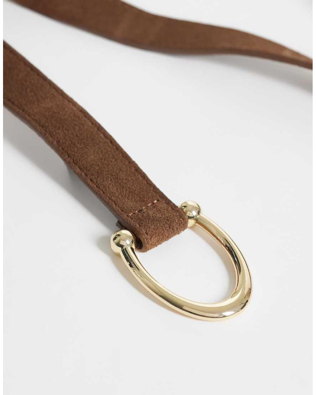 Cintura Con Nodo di Mango in Brown