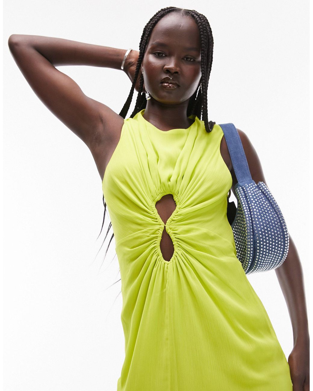 Topshop top neon dress