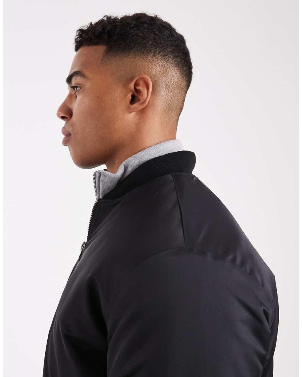 ASOS Blue Ma1 Bomber Jacket for men
