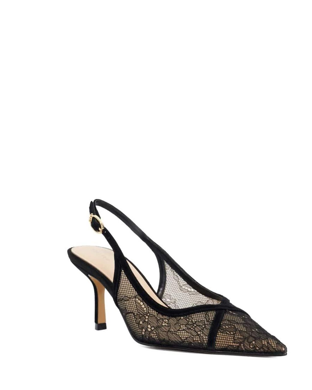 Dune Black Devinity Slingbacks