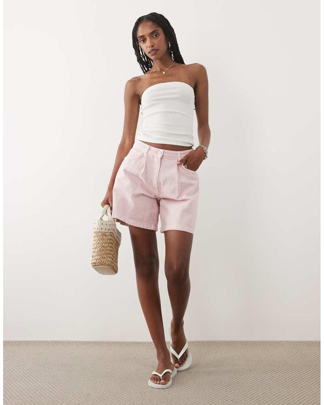 ASOS Pink A Line Short