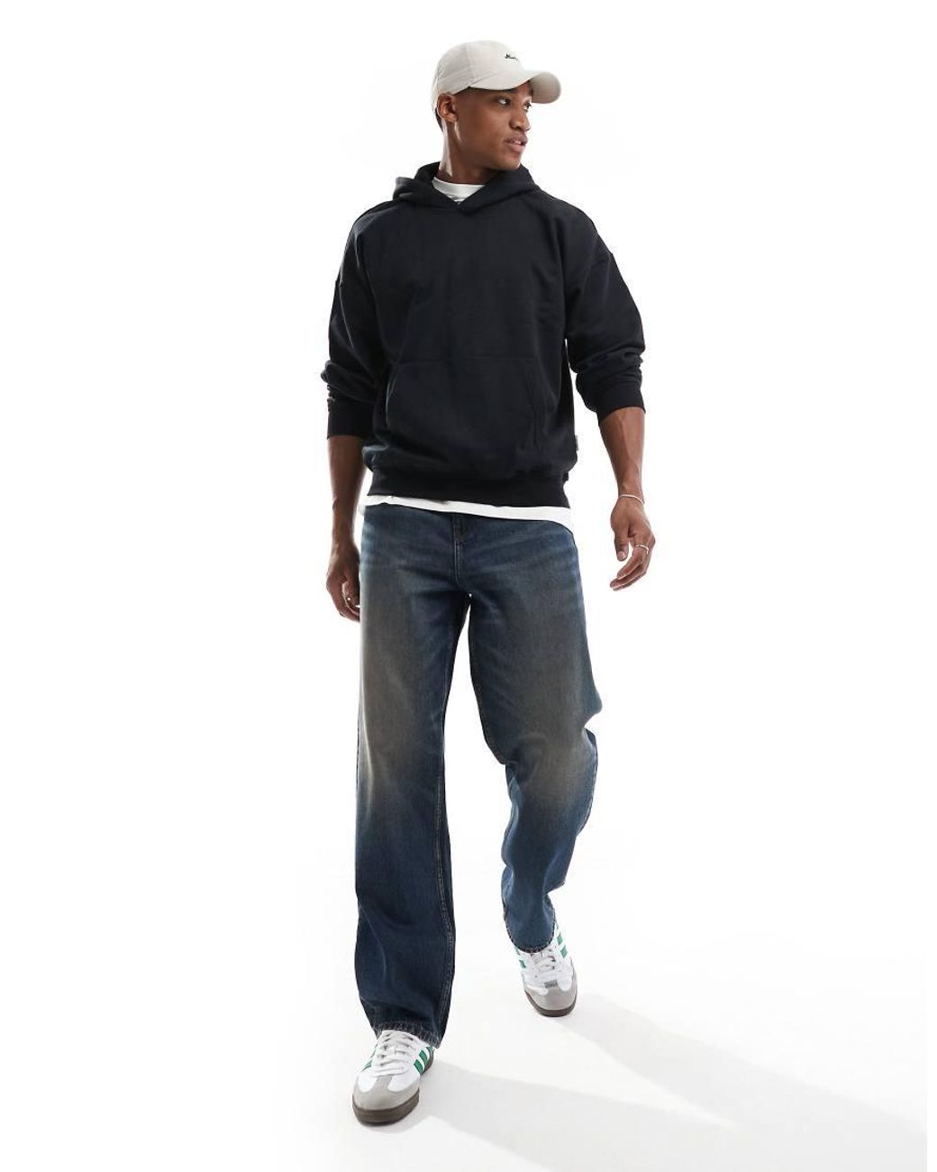 Only & Sons Blue Oversized Hoodie for men