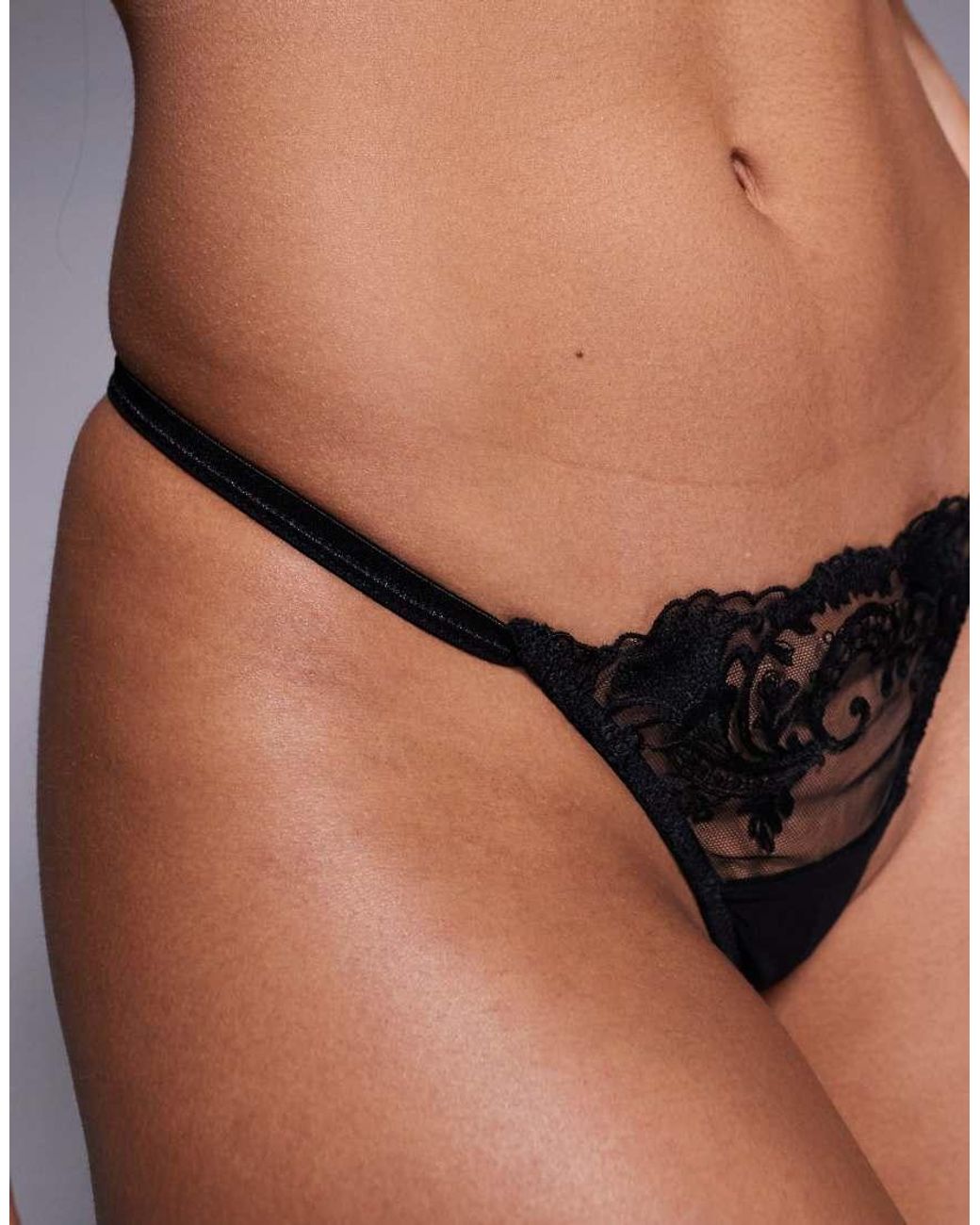 Bluebella Black Marseille Thong