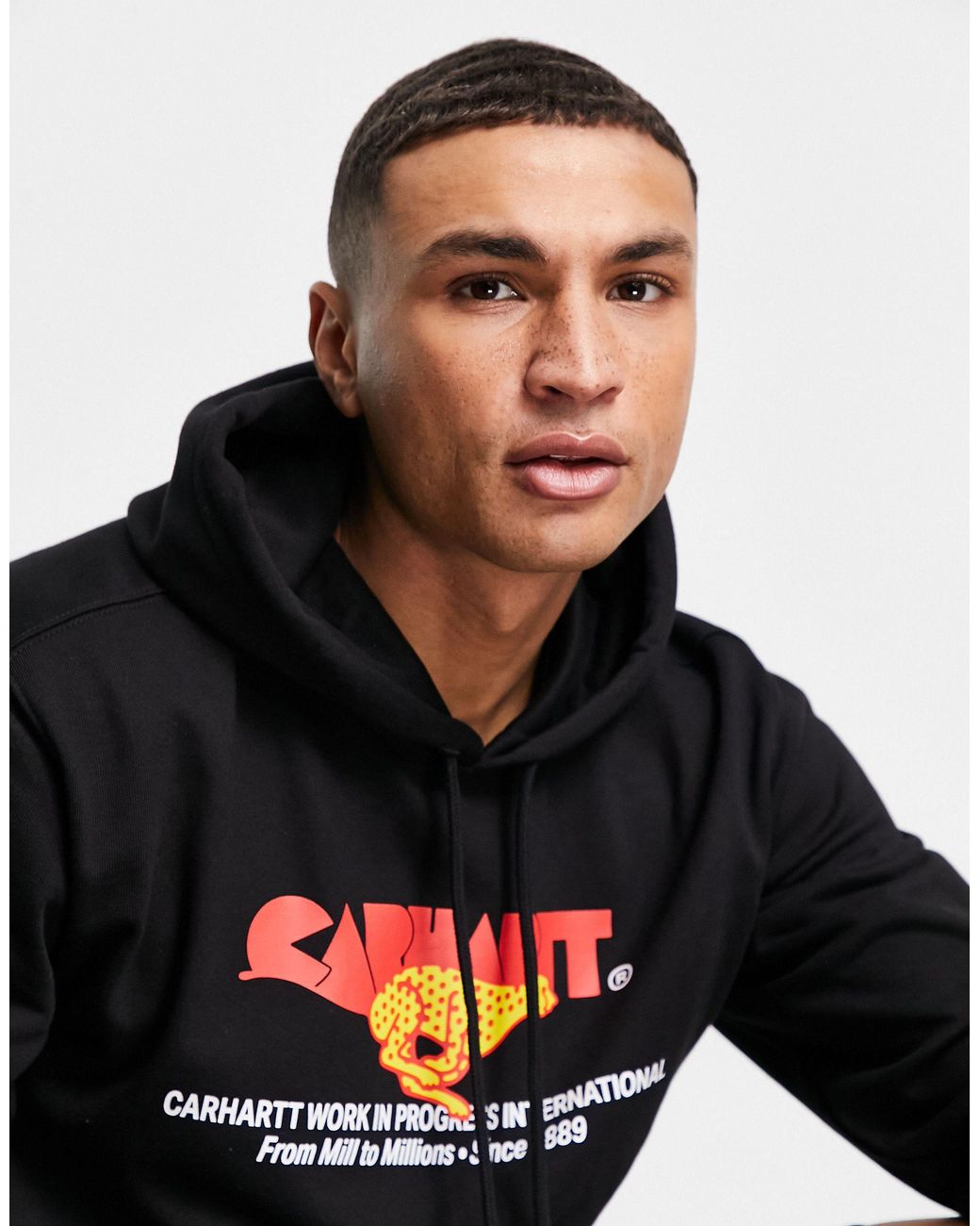 Carhartt WIP Runner Hoodie in Black for Men | Lyst