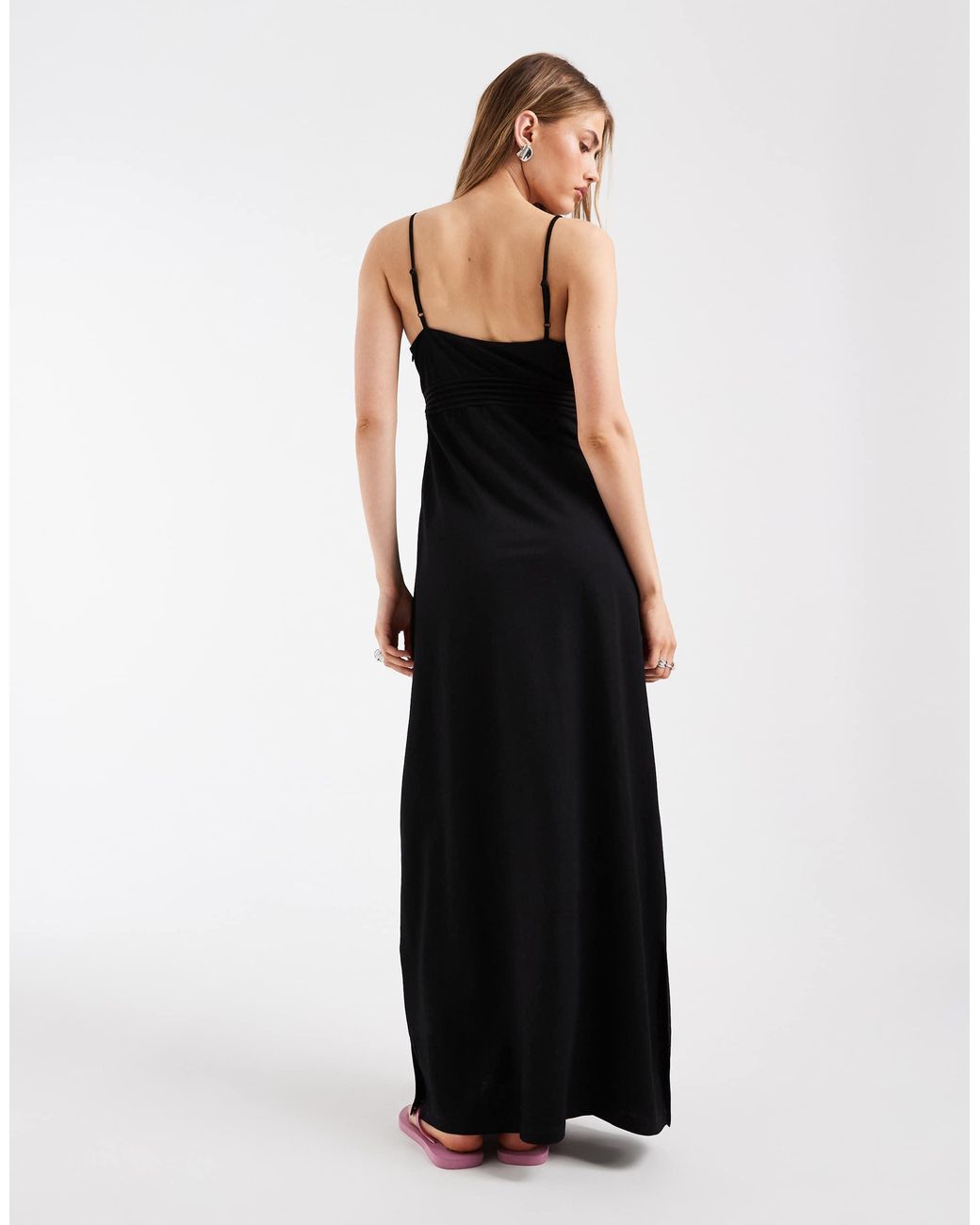 ONLY Black – maxi-trägerkleid