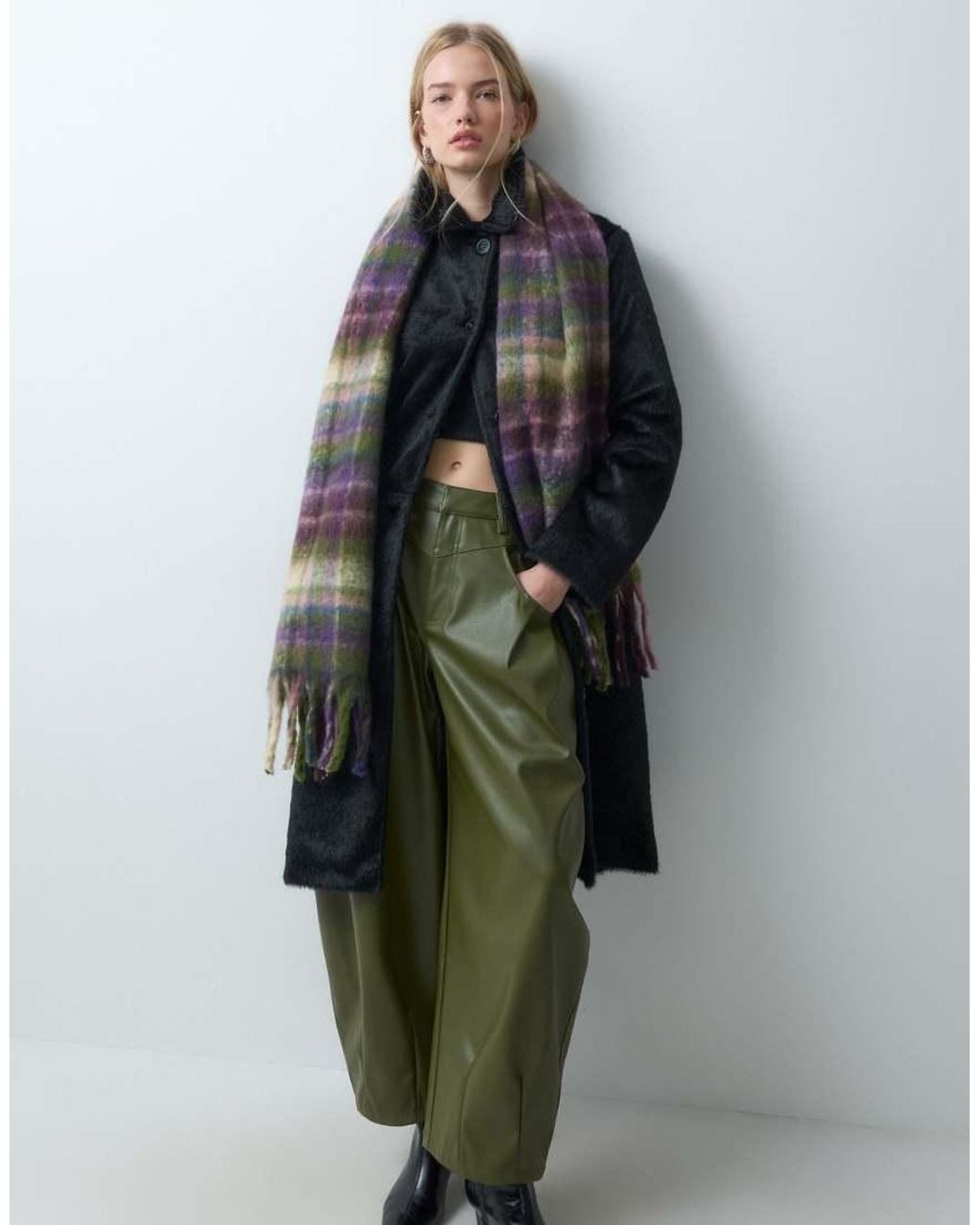 Vero Moda Gray Boucle Scarf