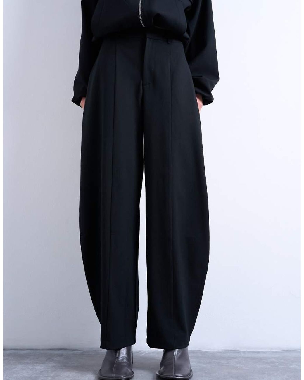 TOPSHOP Blue Co Ord Barrel Trouser