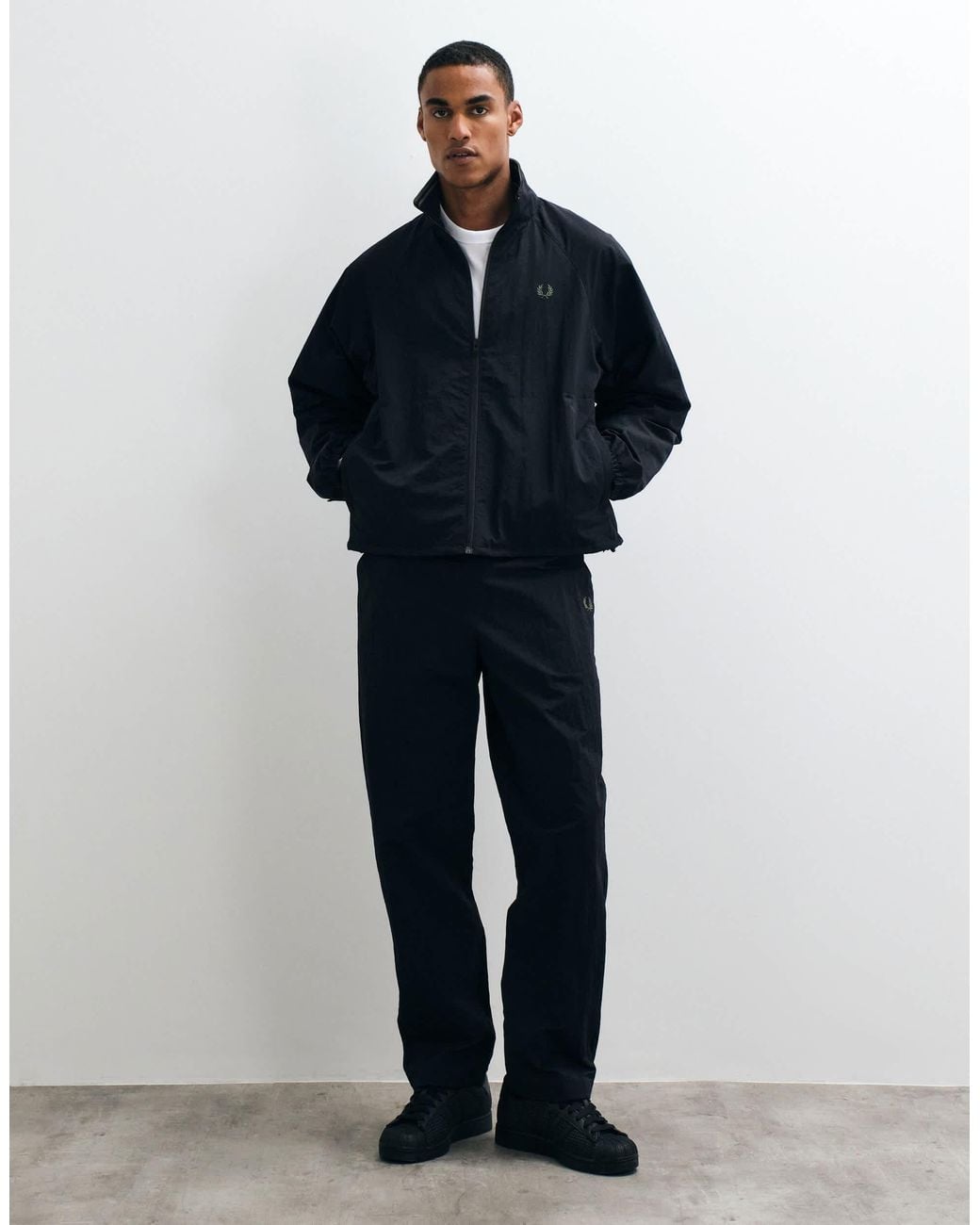 Veste shell oversize d'ensemble e Fred Perry pour homme en coloris Blue