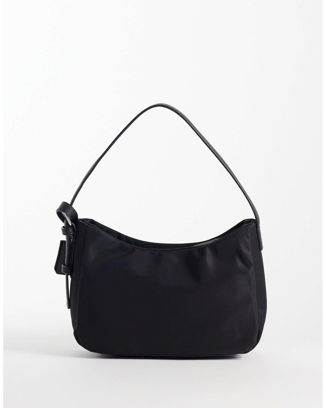ASOS Blue Nylon Shoulder Bag With Detachable Key Charm