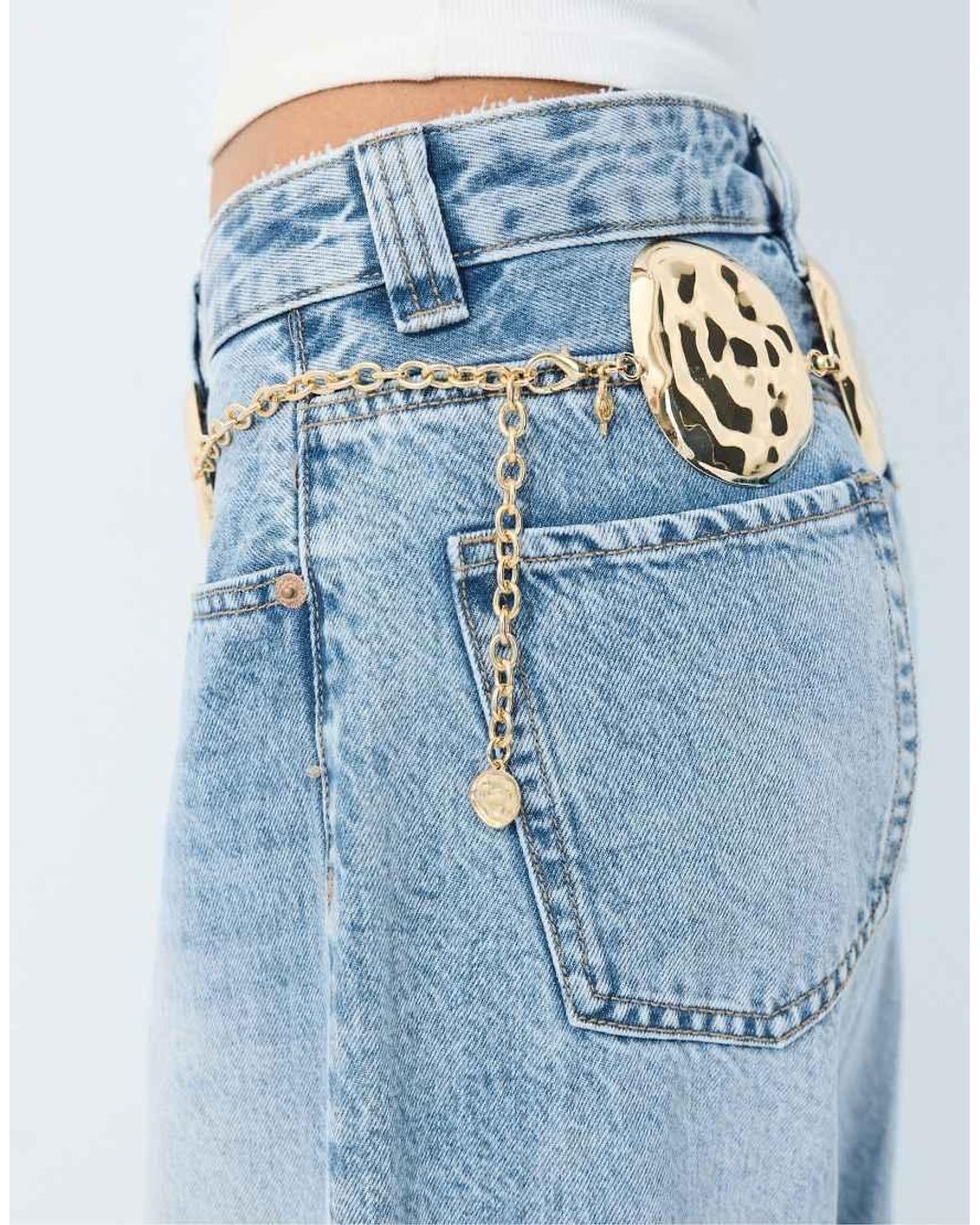 Cintura di Stradivarius in Metallic